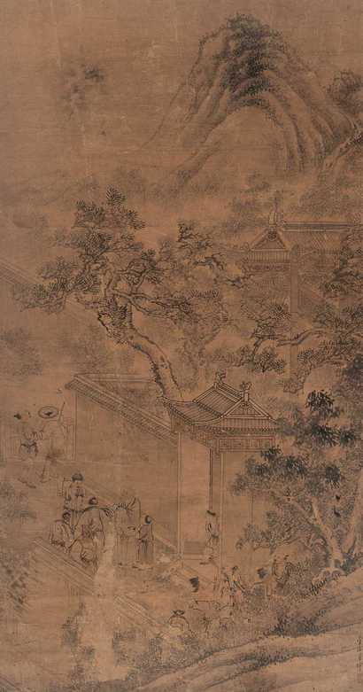 佚名 山水 立轴